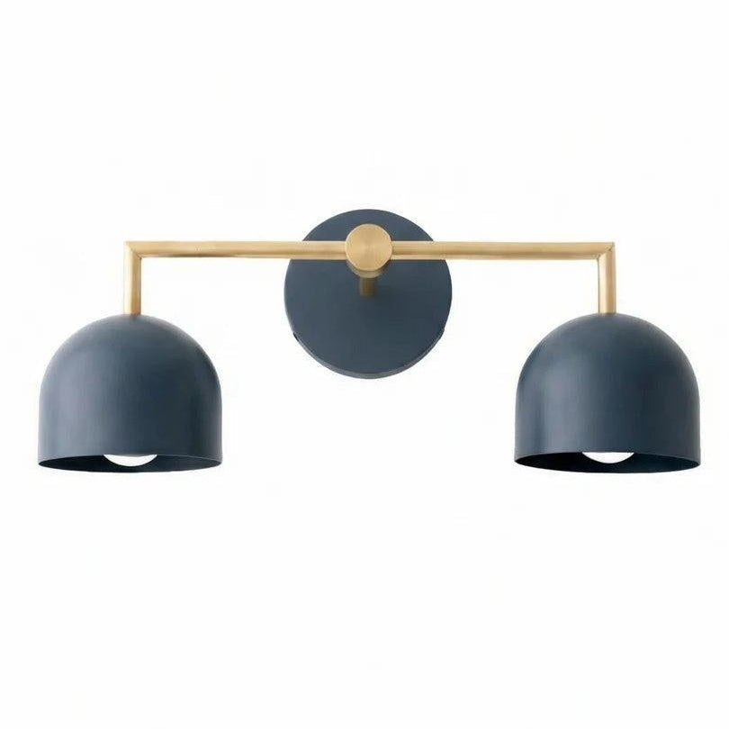 Royelux 3-Light Farmhouse Bathroom Vanity Light, Terracotta & Brass Fixture-Royale Basic