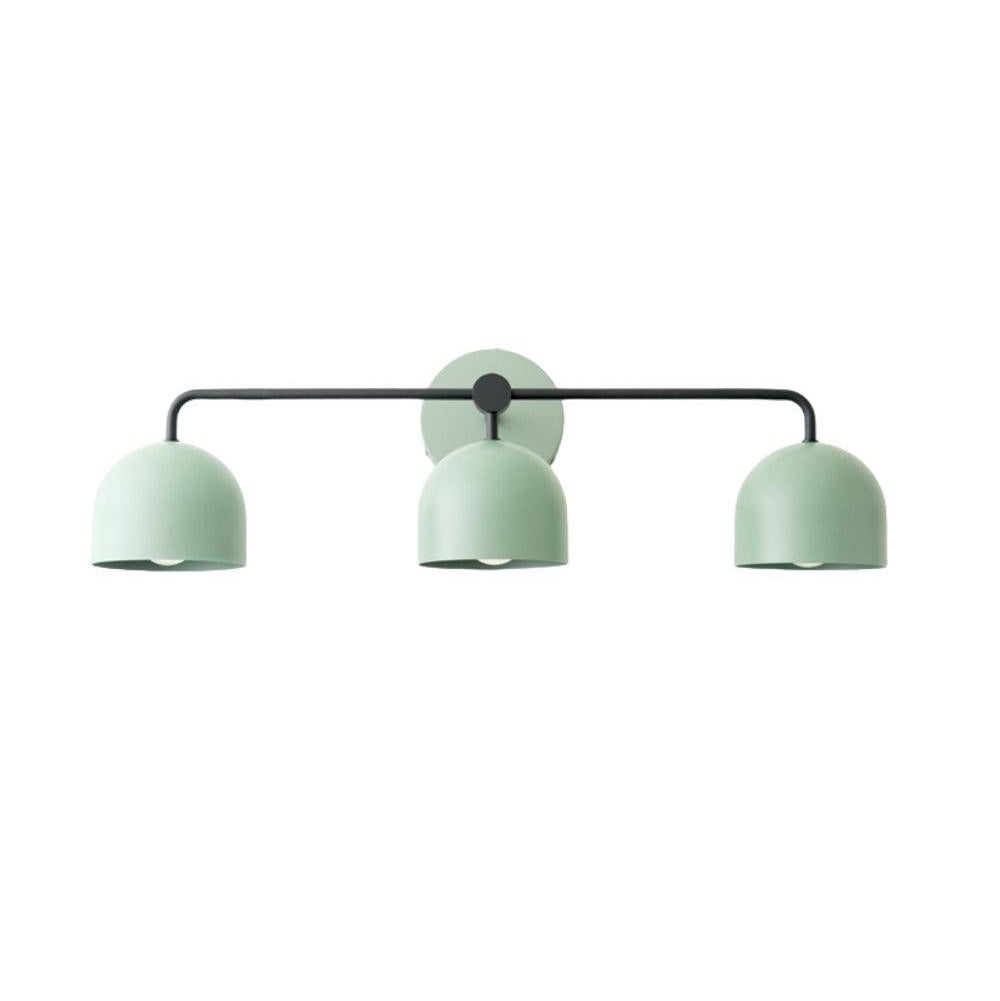 Royelux 3-Light Farmhouse Bathroom Vanity Light, Terracotta & Brass Fixture-Royale Basic