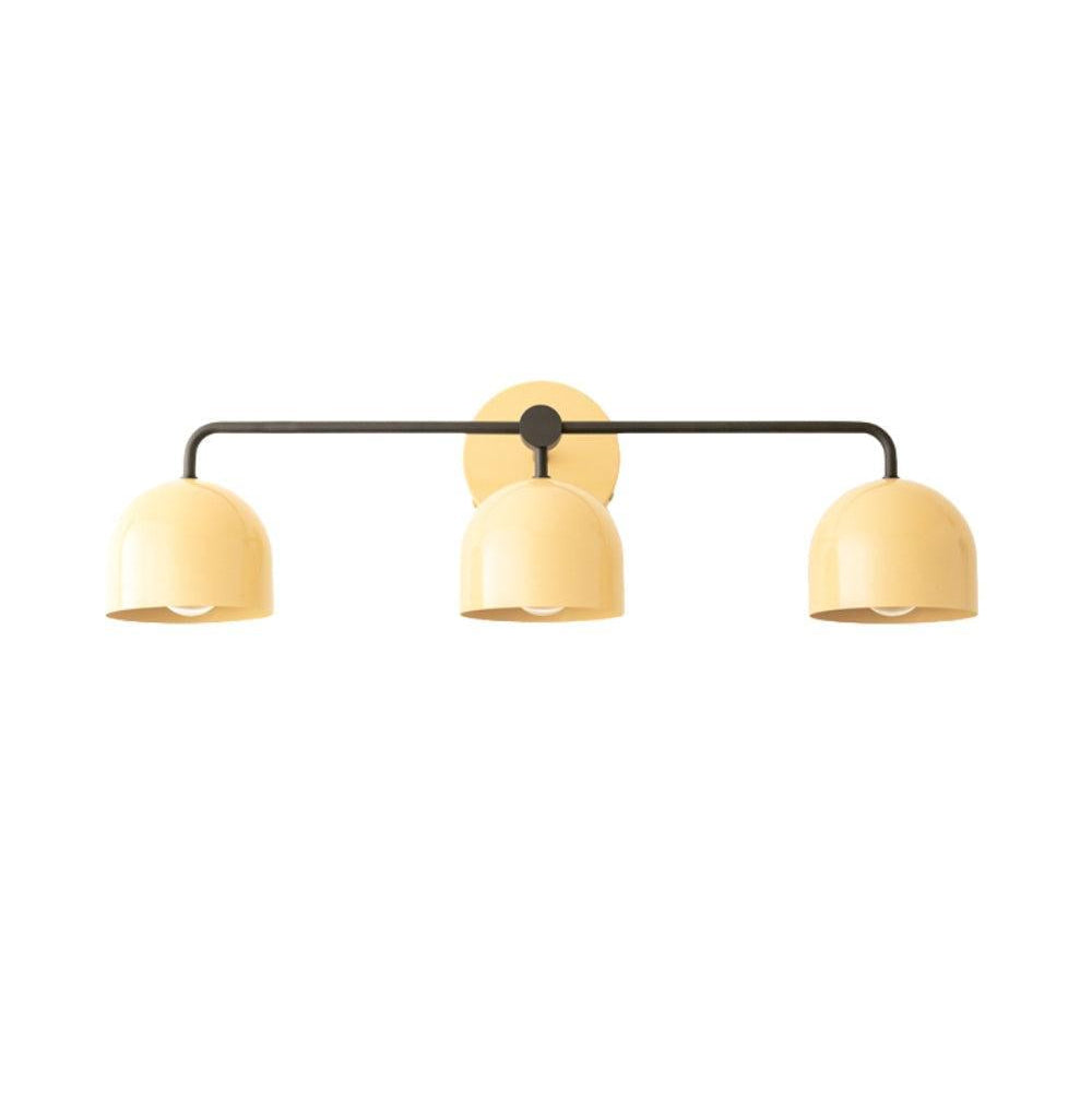 Royelux 3-Light Farmhouse Bathroom Vanity Light, Terracotta & Brass Fixture-Royale Basic