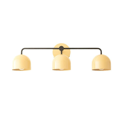 Royelux 3-Light Farmhouse Bathroom Vanity Light, Terracotta & Brass Fixture-Royale Basic