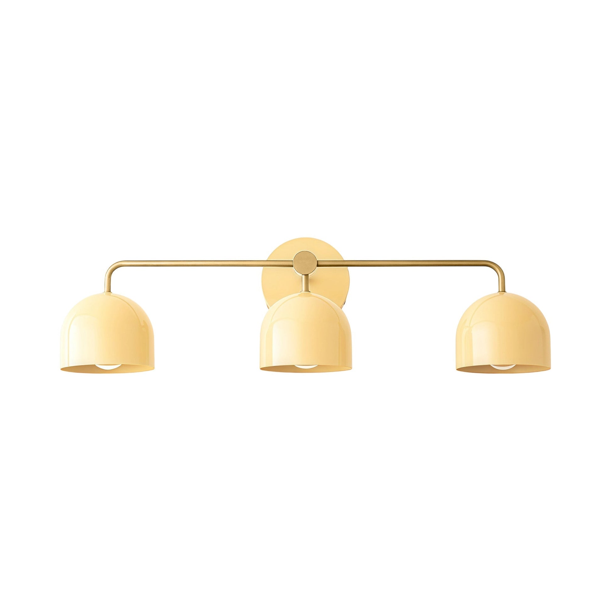 Royelux 3-Light Farmhouse Bathroom Vanity Light, Terracotta & Brass Fixture-Royale Basic