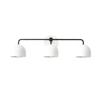 Royelux 3-Light Farmhouse Bathroom Vanity Light, Terracotta & Brass Fixture-Royale Basic