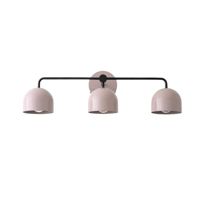 Royelux 3-Light Farmhouse Bathroom Vanity Light, Terracotta & Brass Fixture-Royale Basic
