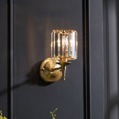 Mid-Century Luxury Crystal Mini Wall Lamp 0