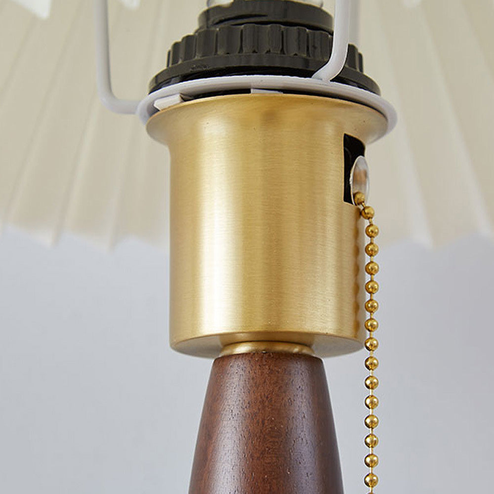 Mid-Century White Shade Wall Light 3