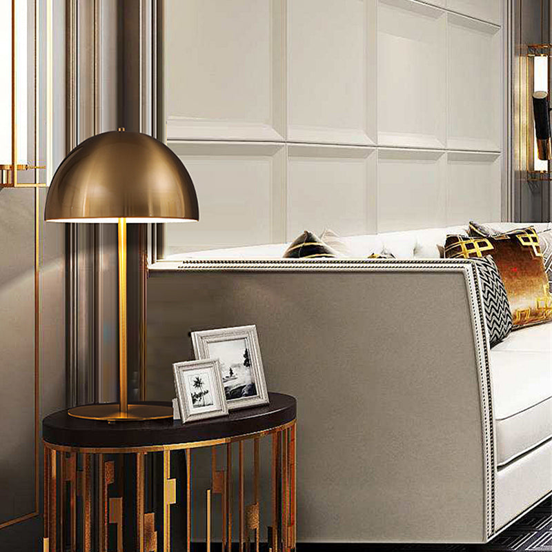 Mideval Metal Mushroom Bedside Table Lamp 1