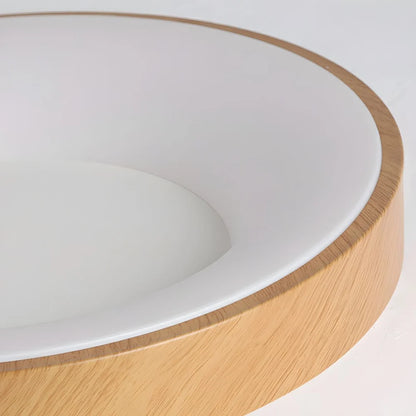 LuxRoyale Modern Flush Mount LED Ceiling Light - Round Fixture for Living Room Bedroom