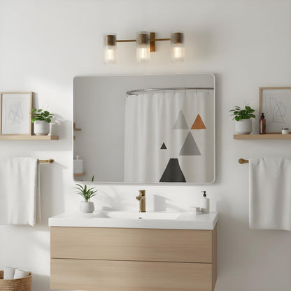 Milo Modern Ribbed Glass Column Wall Light 7