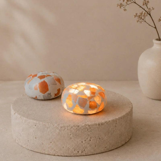 RoyaleGlow Terrazzo LED Accent Lamp - Dimmable Mood Lighting with 3 Tones-Royale Basic