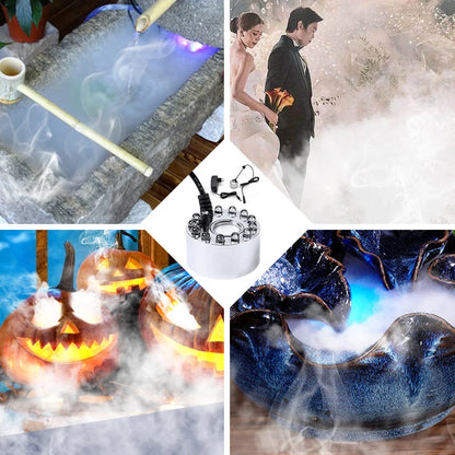 Mini LED Pumpkin Light Fogger Water Fountain Pond Fog Machine For Halloween Christmas Easter Party Festival Decoration 2023 3
