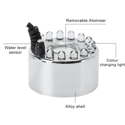 Mini LED Pumpkin Light Fogger Water Fountain Pond Fog Machine For Halloween Christmas Easter Party Festival Decoration 2023 5