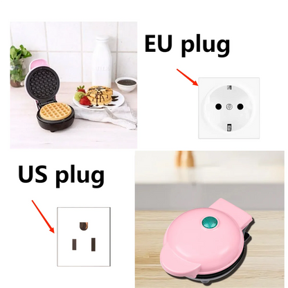 Mini Multifunctional Electric Waffle Maker, Sandwich Cake Oven, Breakfast Mold, Kitchen Supplies, Cooking Utensils 6