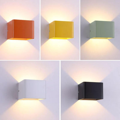 Mini Square Up Down LED Wall Sconce 2