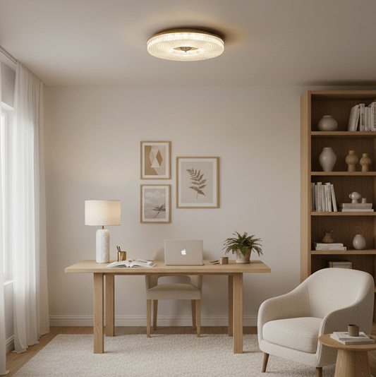 Minimalist Ceiling Light Integrated LED Opaque Acrylic 0
