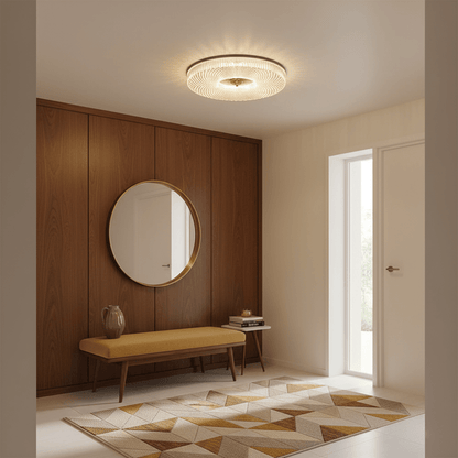 Minimalist Ceiling Light Integrated LED Opaque Acrylic 5