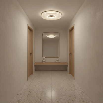 Minimalist Ceiling Light Integrated LED Opaque Acrylic 6