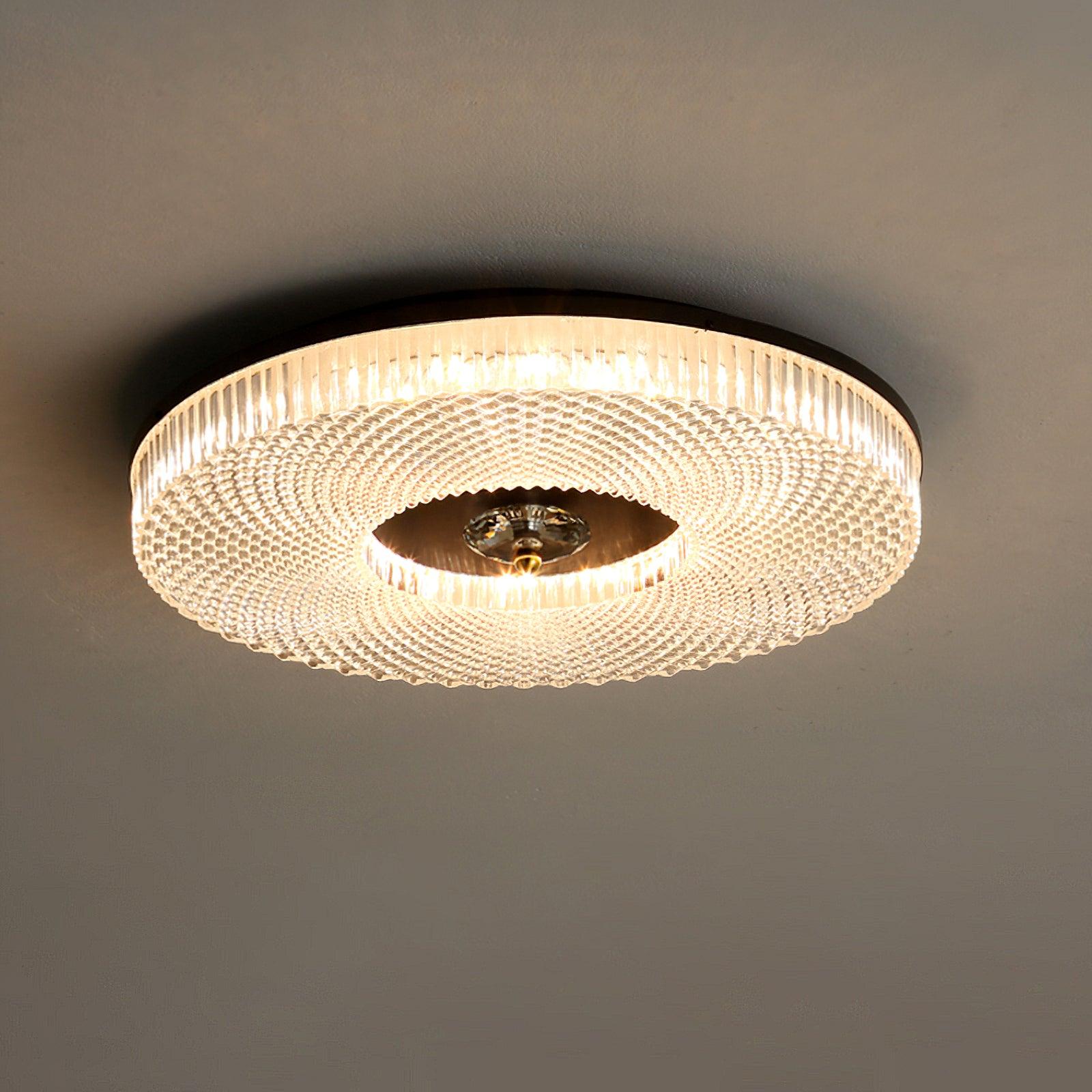 Minimalist Ceiling Light Integrated LED Opaque Acrylic 7