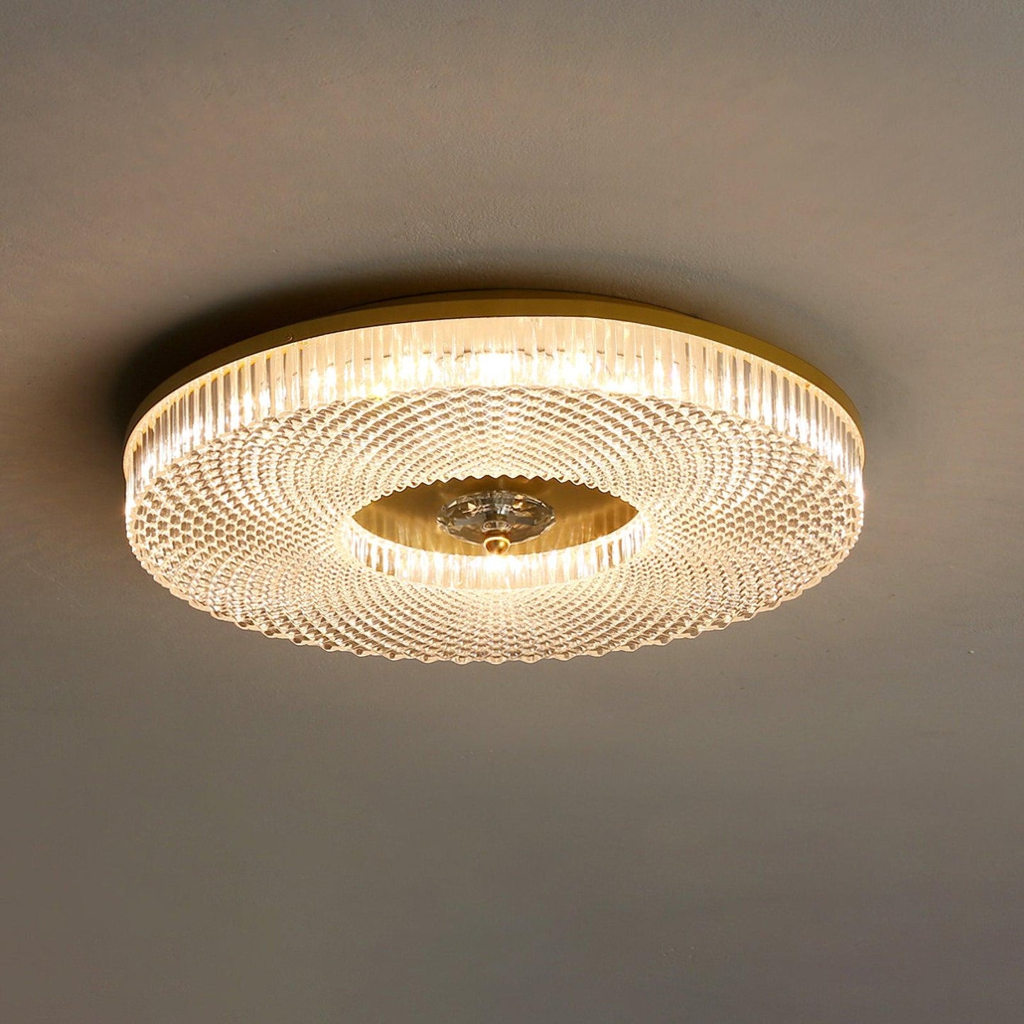 Minimalist Ceiling Light Integrated LED Opaque Acrylic 9