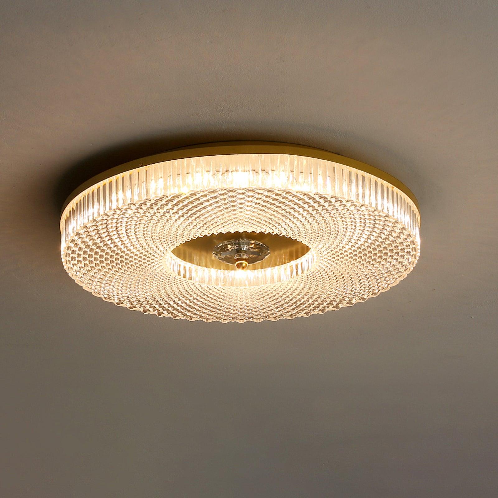 Minimalist Ceiling Light Integrated LED Opaque Acrylic 9