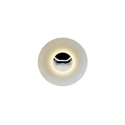 RoyaleGlow Modern Chrome UFO LED Wall Sconce for Contemporary Interiors-Royale Basic