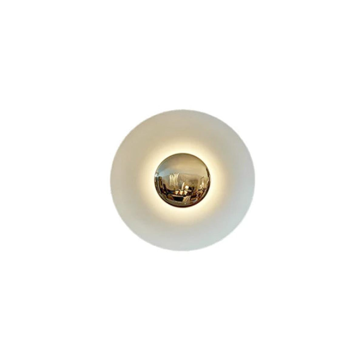 RoyaleGlow Modern Chrome UFO LED Wall Sconce for Contemporary Interiors-Royale Basic