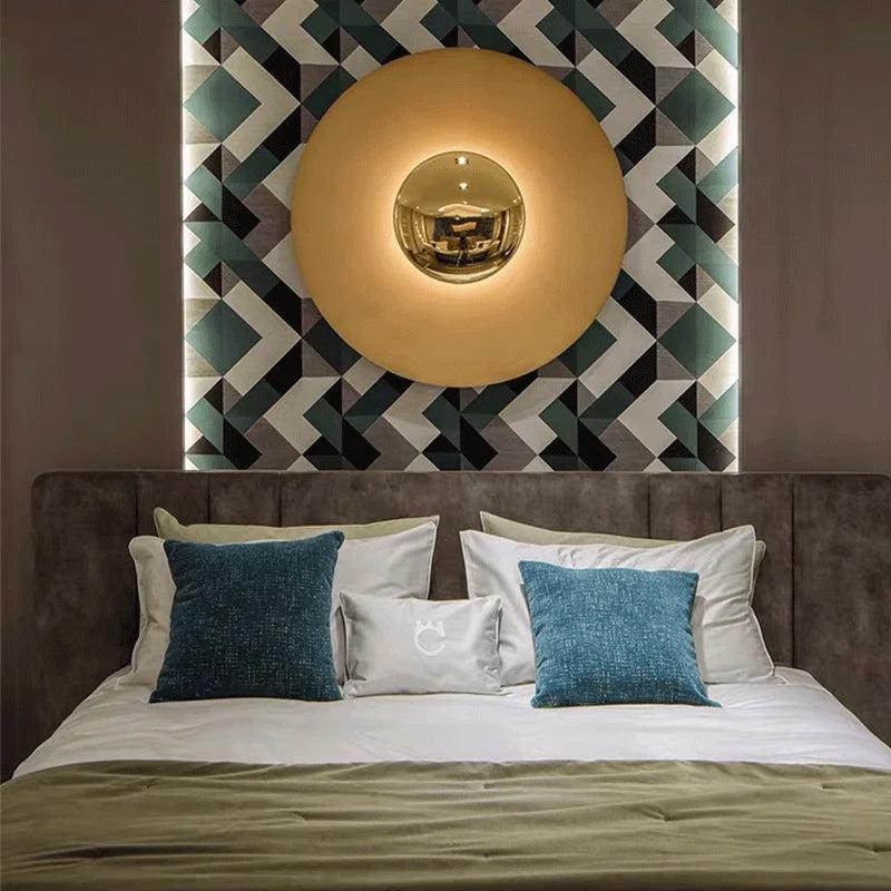 RoyaleGlow Modern Chrome UFO LED Wall Sconce for Contemporary Interiors-Royale Basic
