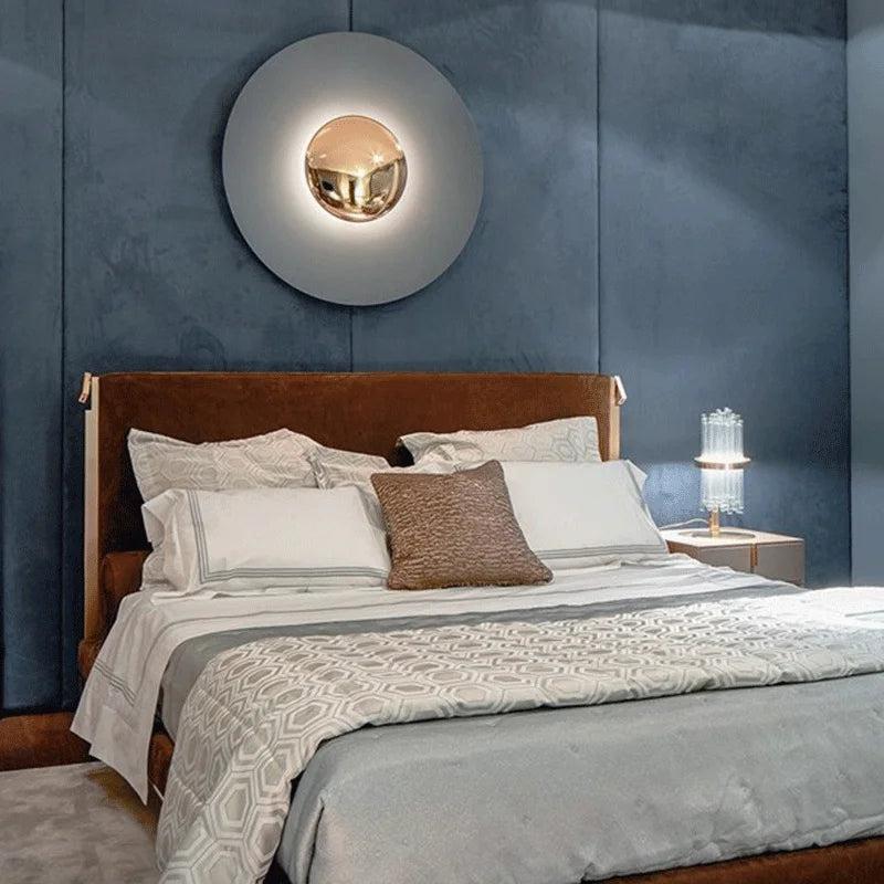 RoyaleGlow Modern Chrome UFO LED Wall Sconce for Contemporary Interiors-Royale Basic