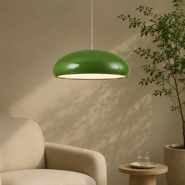 Minimalist Colorful Acrylic Bowl Pendant Light
