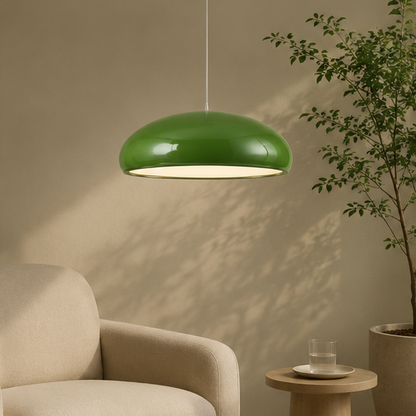 Minimalist Colorful Acrylic Bowl Pendant Light