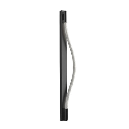 Minimalist Handwoven Ropes Flexible LED Metal Black Modern Wall Lamp 3