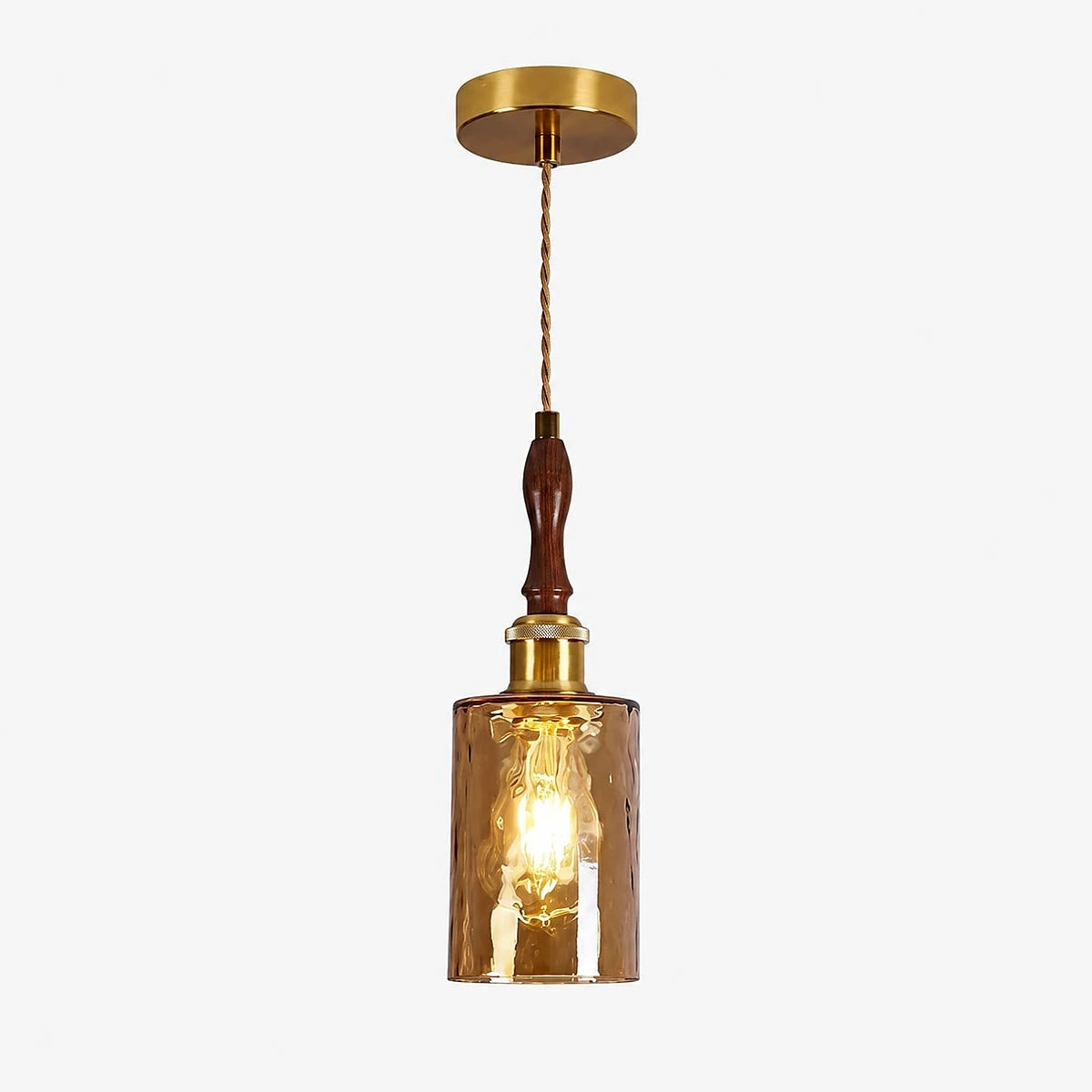 Minimalist Retro Glass Pendant Light 0