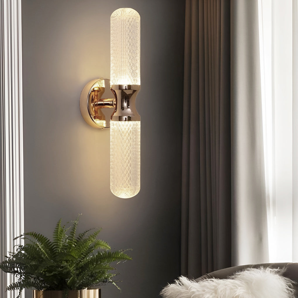 Minimalist Strip Three Step Dimming Light LED Modern Wall Sconces Lighting 0
