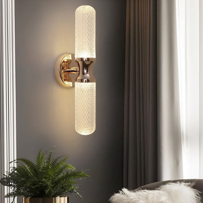 Minimalist Strip Three Step Dimming Light LED Modern Wall Sconces Lighting 0