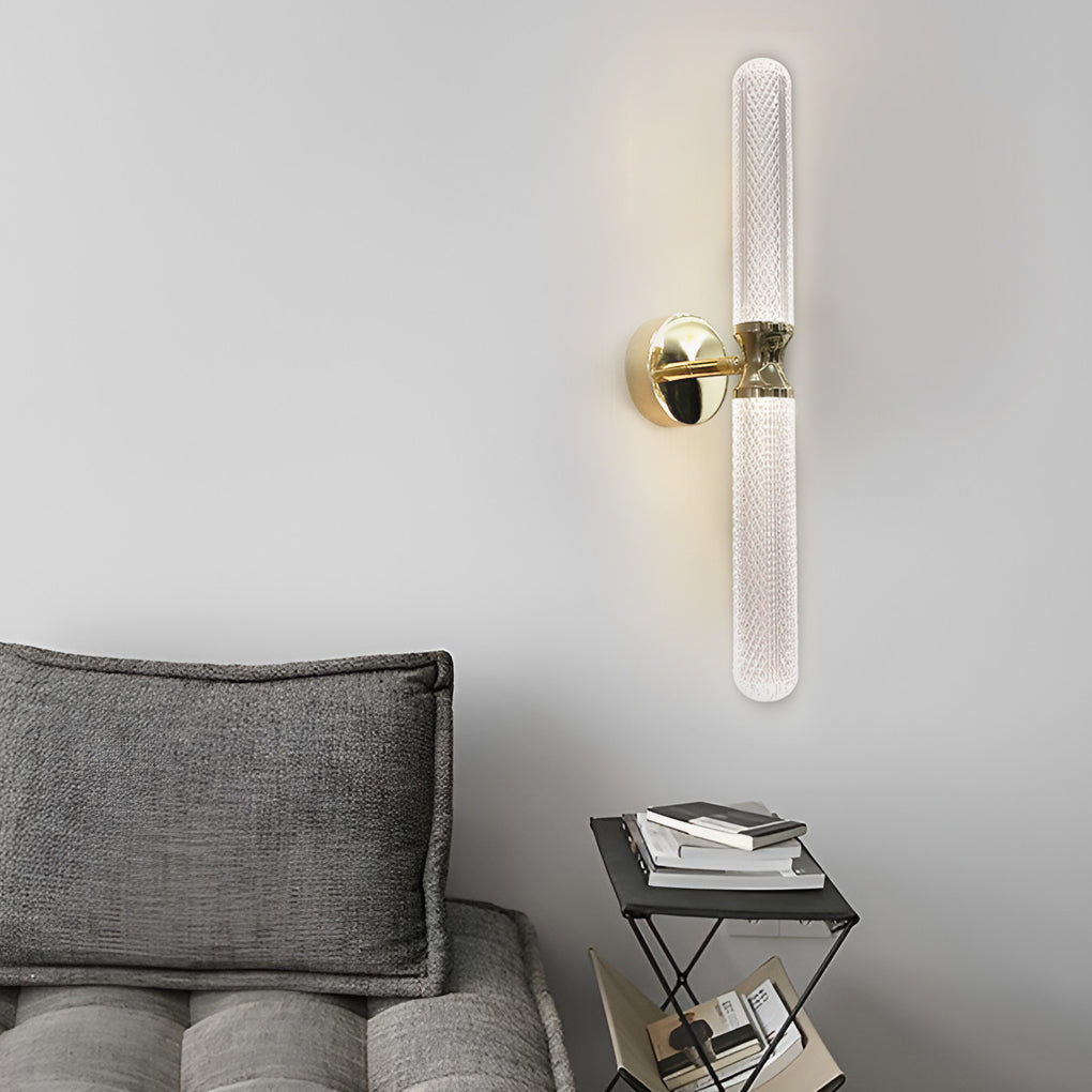 Minimalist Strip Three Step Dimming Light LED Modern Wall Sconces Lighting 5