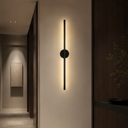 Minimalist Vertical Wall LED Light – Modern Hallway Sconce