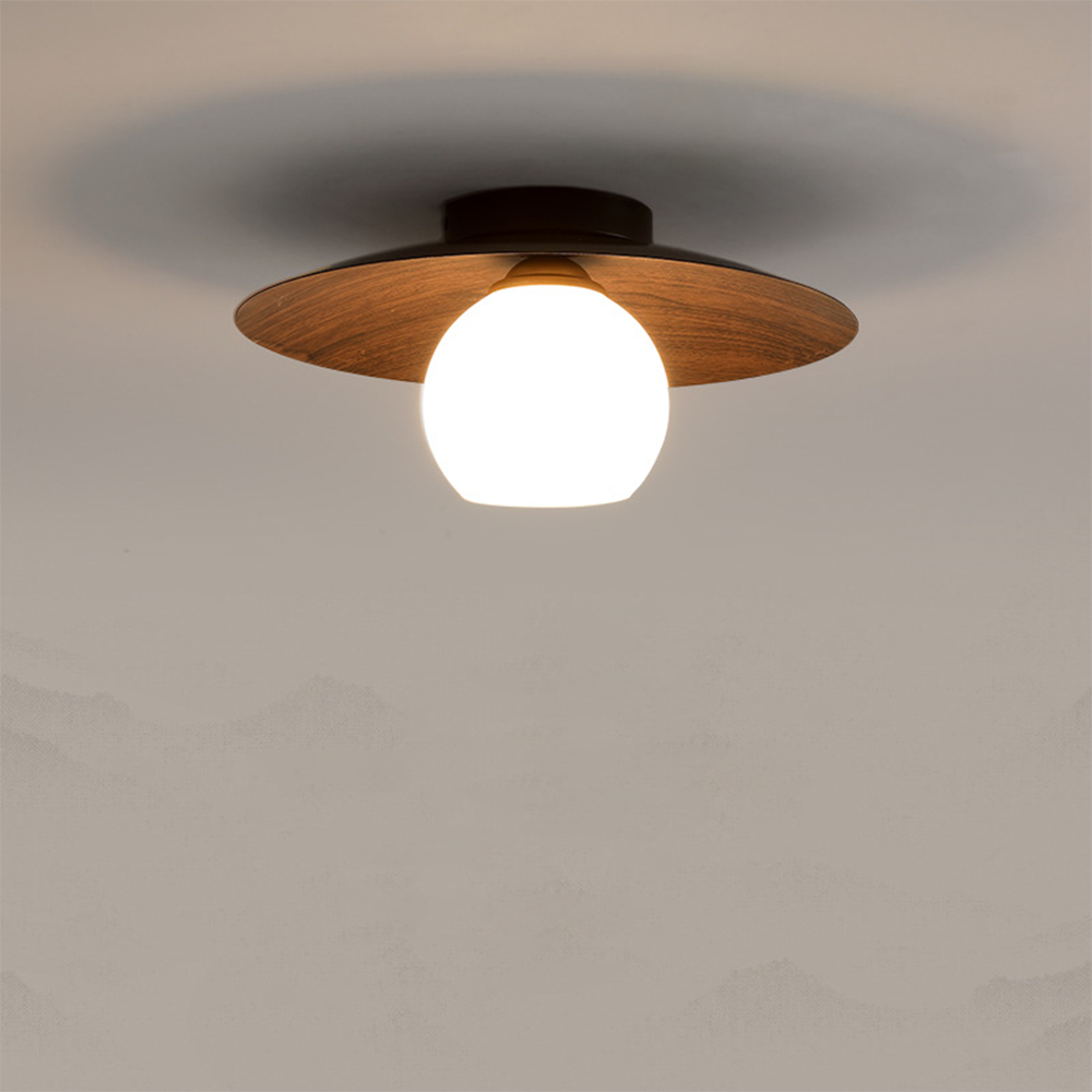 Minimalist Wabi-Sabi Single Light Ceiling Lamp 1