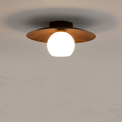 Minimalist Wabi-Sabi Single Light Ceiling Lamp 1
