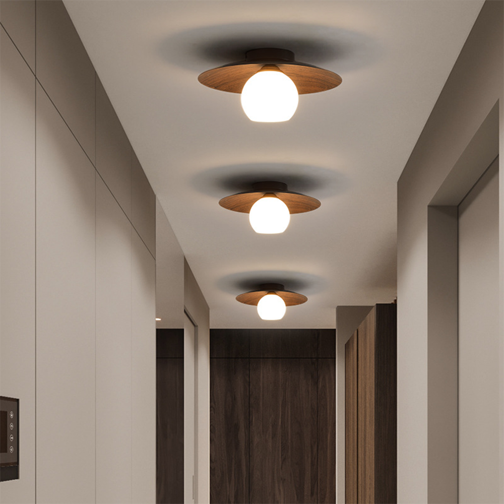 Minimalist Wabi-Sabi Single Light Ceiling Lamp 3