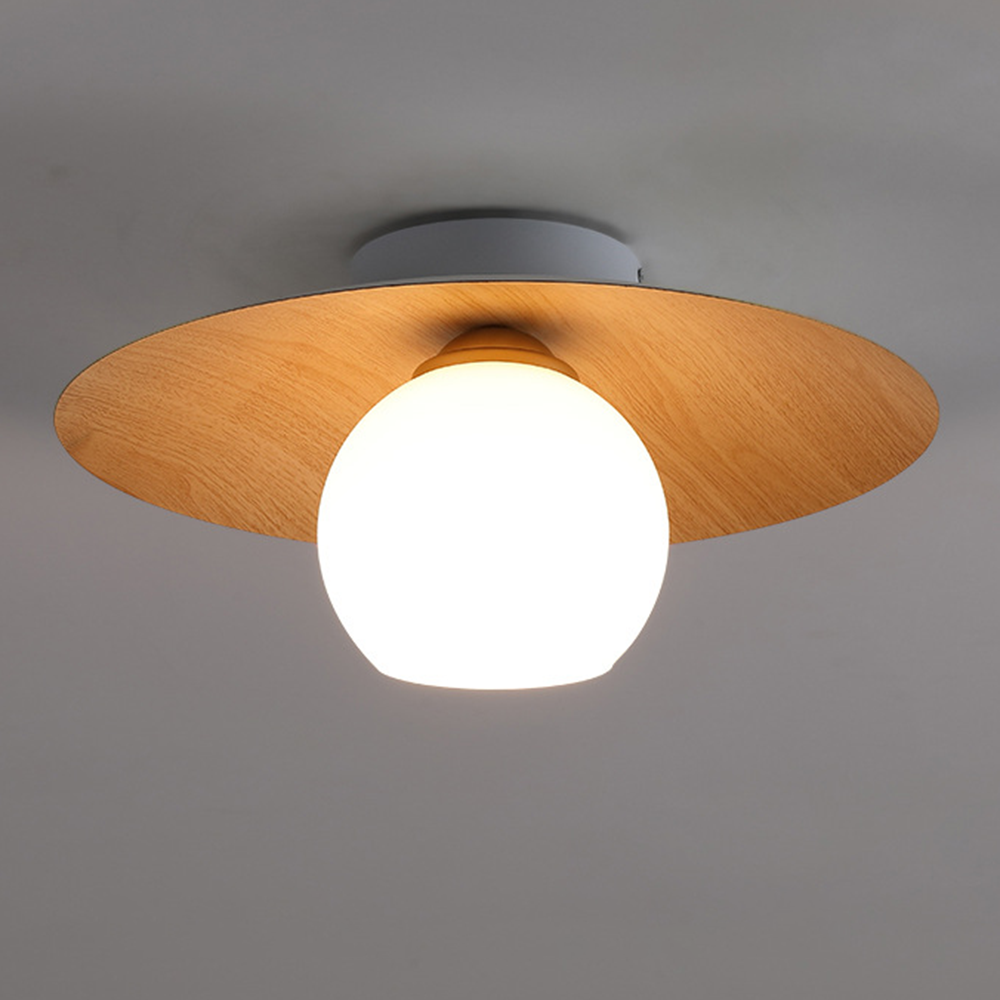 Minimalist Wabi-Sabi Single Light Ceiling Lamp 8