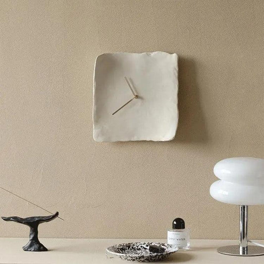 Minimalist Wall Clock Resin Silent Operation 0