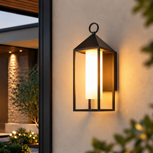 Royelux Modern Outdoor Wall Sconce Waterproof LED Porch Light Fixture