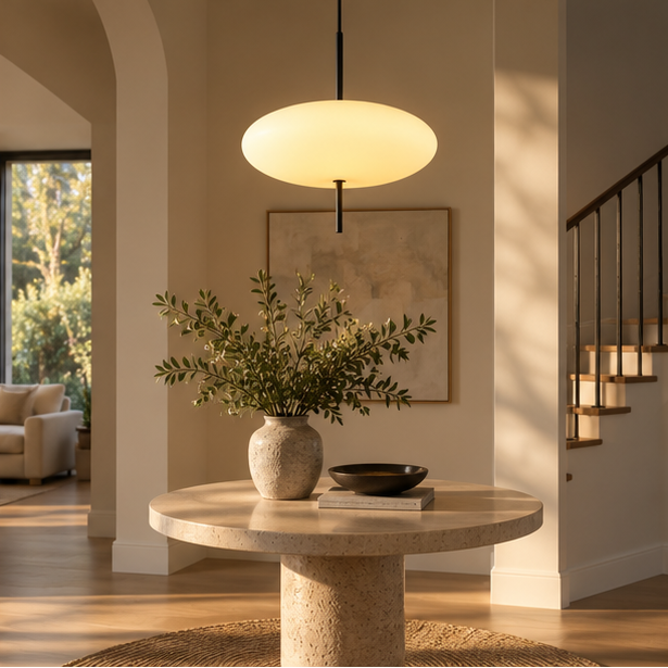 Royelux Modern Disc Pendant Light Fixture For Dining Room