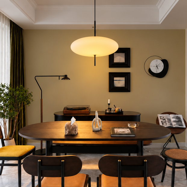 Royelux Modern Disc Pendant Light Fixture For Dining Room