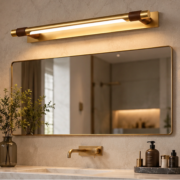 RoyaleGlow Modern LED Bathroom Vanity Light - Wall Mounted Ambient Lighting Fixture