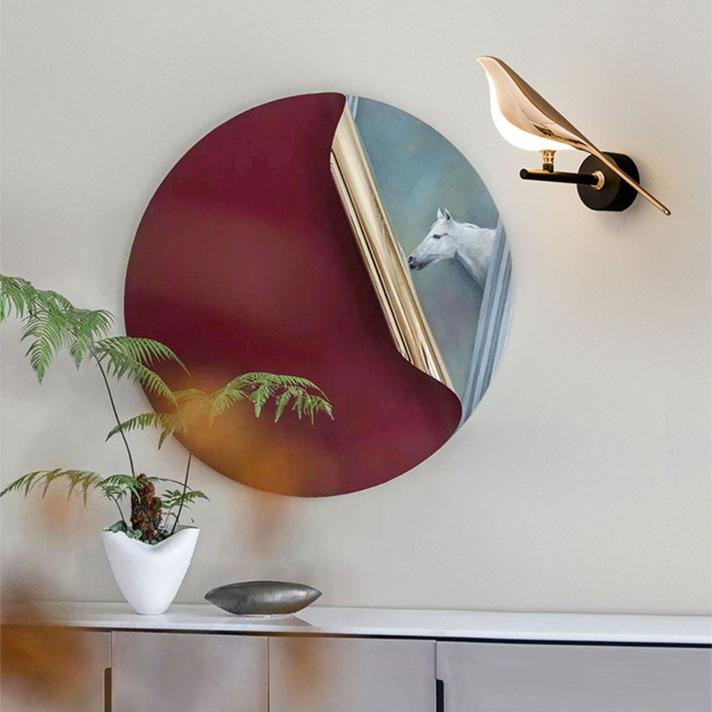 Royallure LED Wall Light - Elegant Bird Design for Modern Indoor Spaces - Single Head-D18*H21cm / Neutral Light