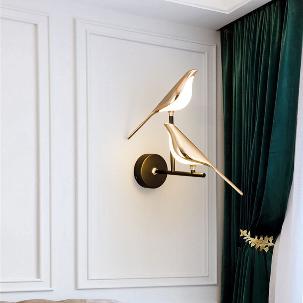 Royallure LED Wall Light - Elegant Bird Design for Modern Indoor Spaces - Single Head-D18*H21cm / Neutral Light