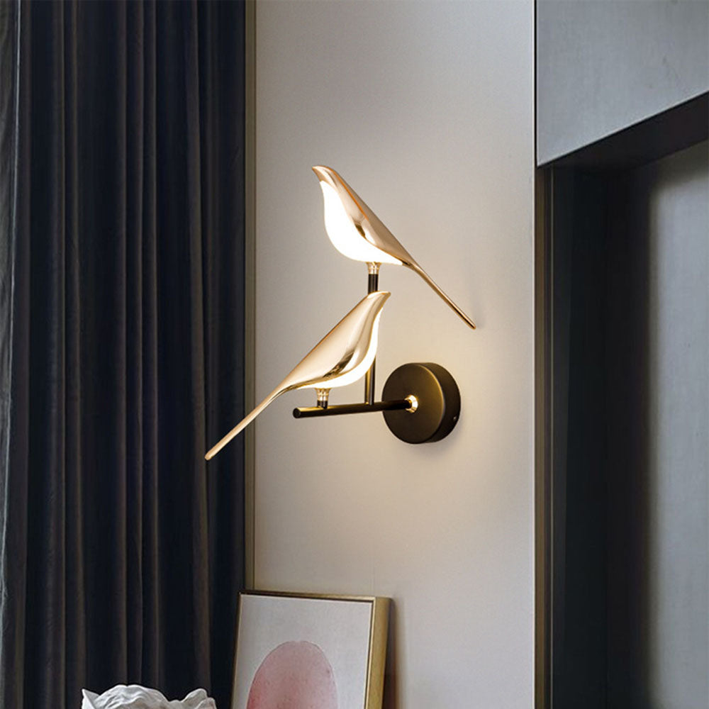 Royallure LED Wall Light - Elegant Bird Design for Modern Indoor Spaces - Single Head-D18*H21cm / Neutral Light