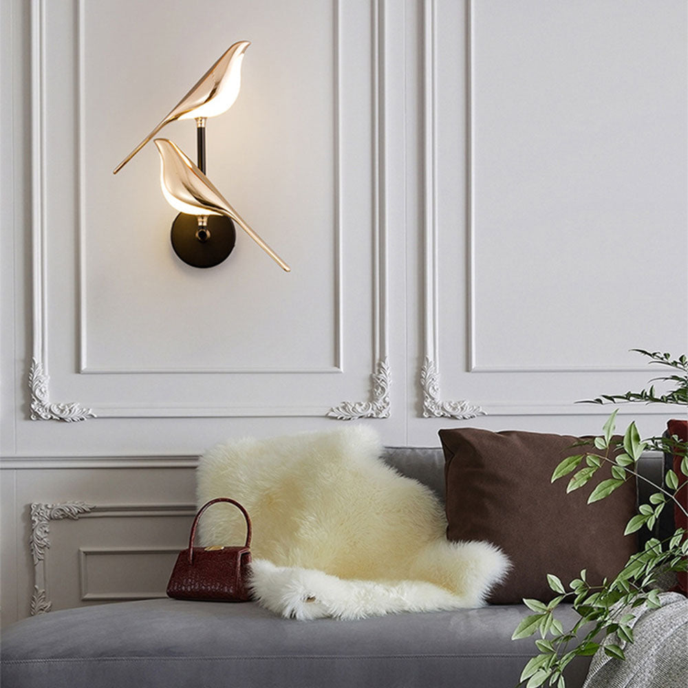 Royallure LED Wall Light - Elegant Bird Design for Modern Indoor Spaces - Single Head-D18*H21cm / Neutral Light