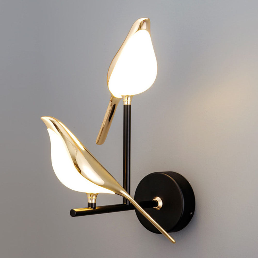 Royallure LED Wall Light - Elegant Bird Design for Modern Indoor Spaces - Double Heads-D28*H38cm / Neutral Light