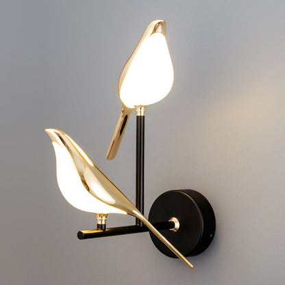 Royallure LED Wall Light - Elegant Bird Design for Modern Indoor Spaces - Double Heads-D28*H38cm / Neutral Light